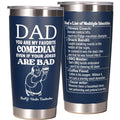 Carselage Stainless Steel Tumbler 20Oz Navy Blue Fathers Day Gift Dad
