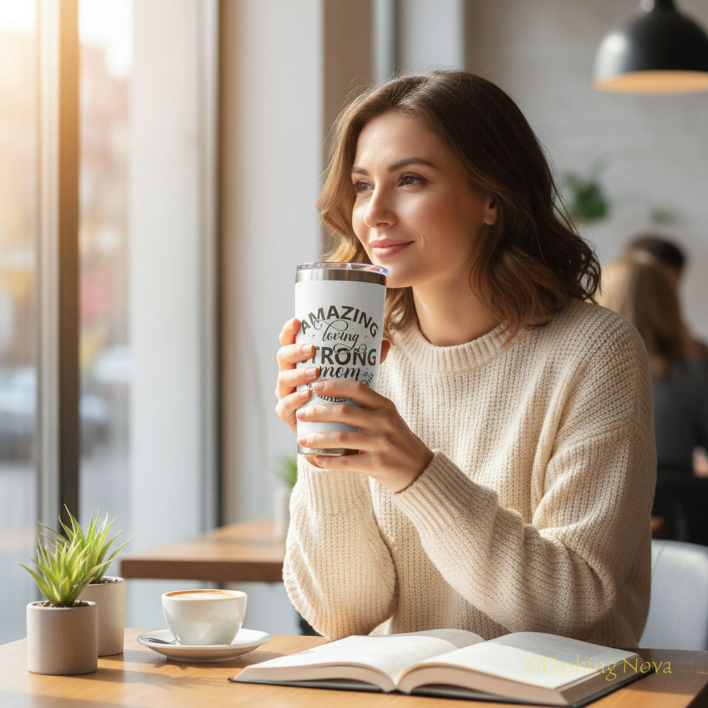 Best Mom Ever 20oz Tumbler Gift Set for Mother's Day & Birthday